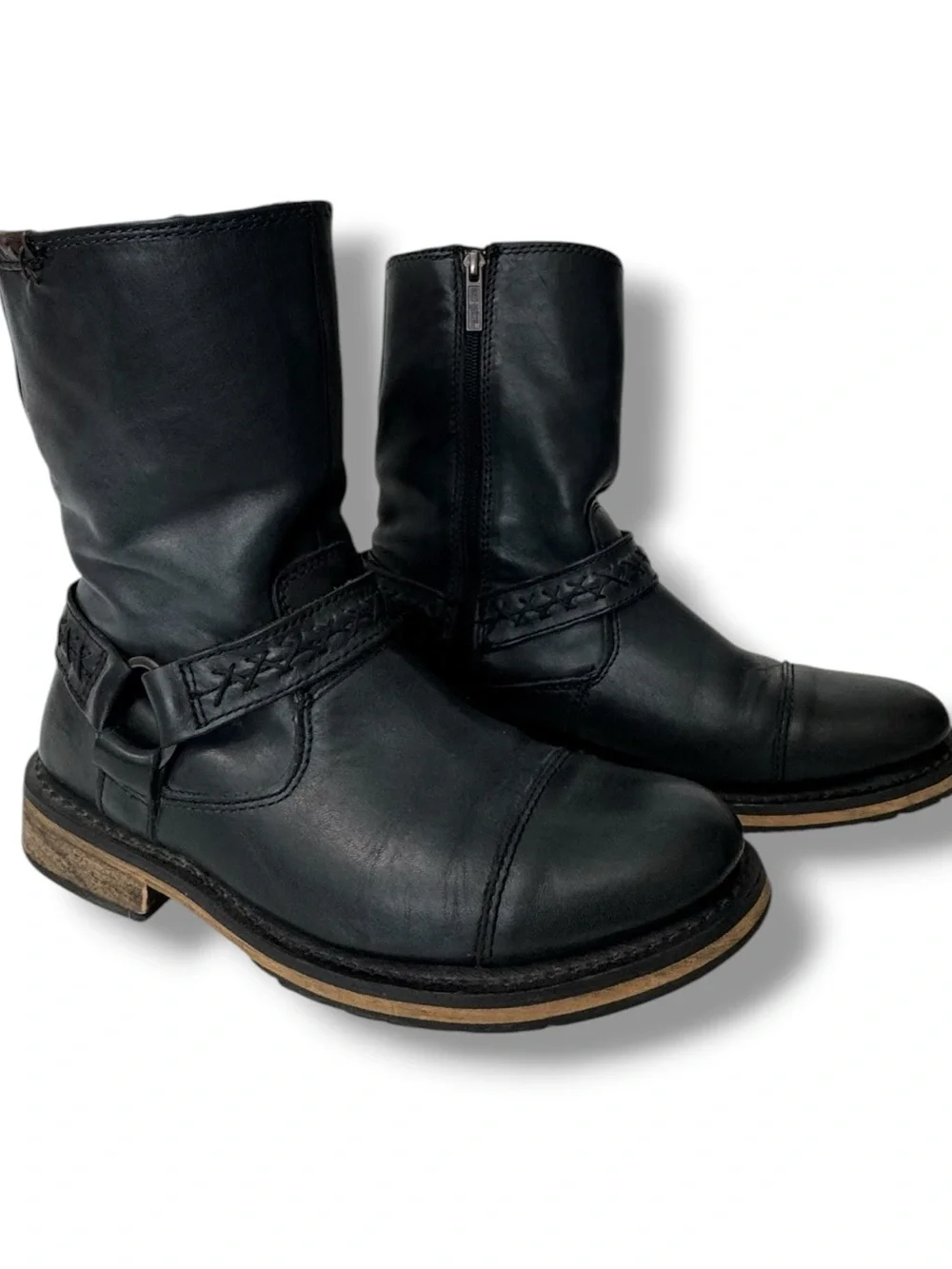 Harley-Davidson Constrictor Motorcycle Boots Men’s 8.5 Black Leather D95276